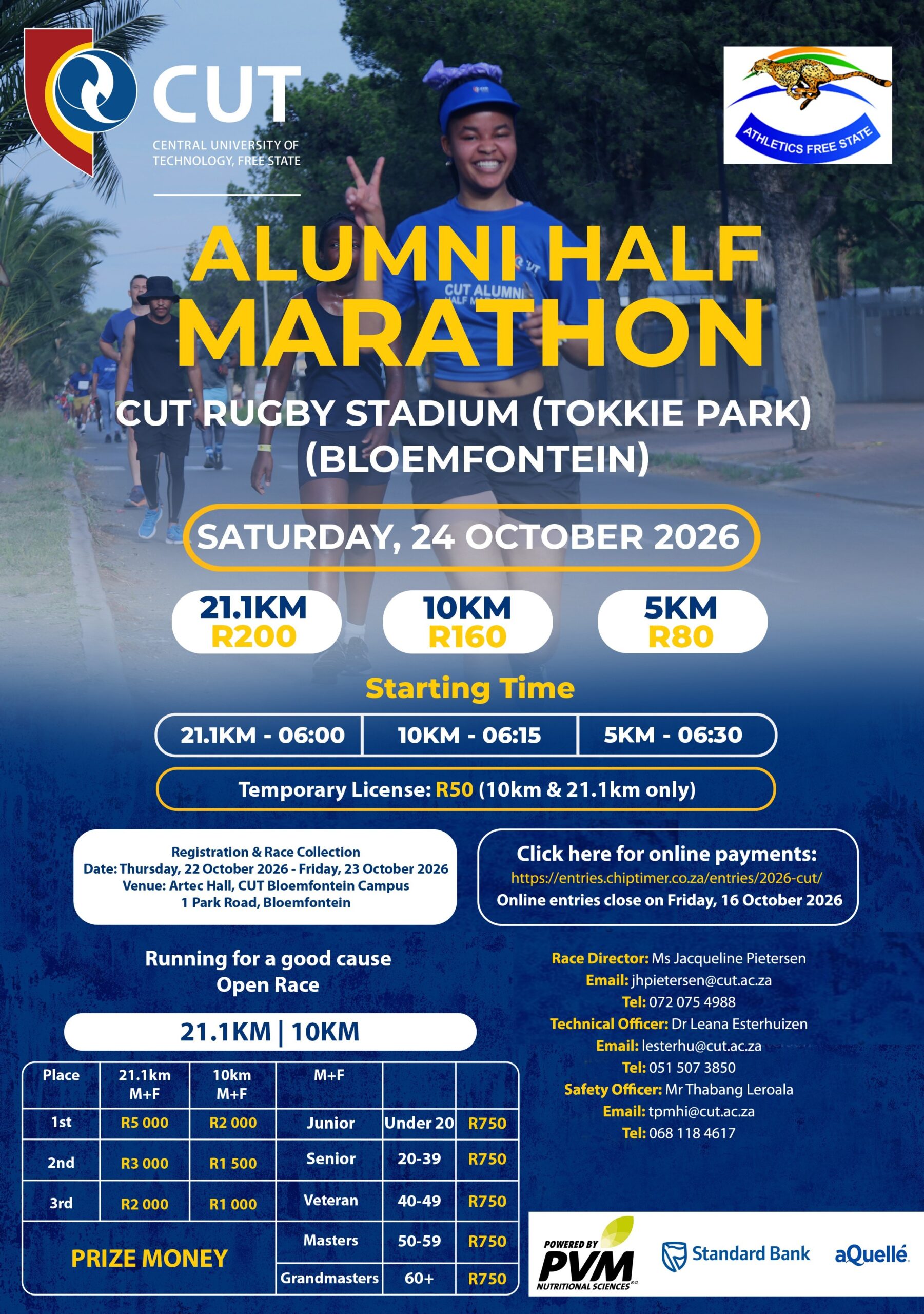 Final Alumni Half Marathon Poster 2026